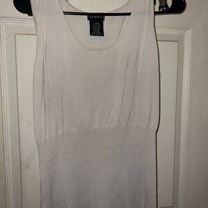 Cream Sleeveless Top